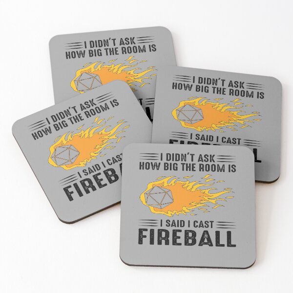 Item preview, I cast Fireball Wizard Sorcerer DM Gift TTRPG designed and sold by Clinton Thomas.