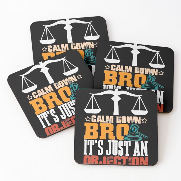 Item preview, Calm down bro its just an Objection lawyer shirt designed and sold by Grinover.