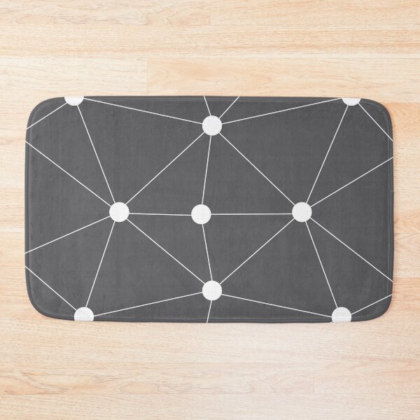 Item preview, Abstract geometric pattern - gray and white. designed and sold by K.S ART.