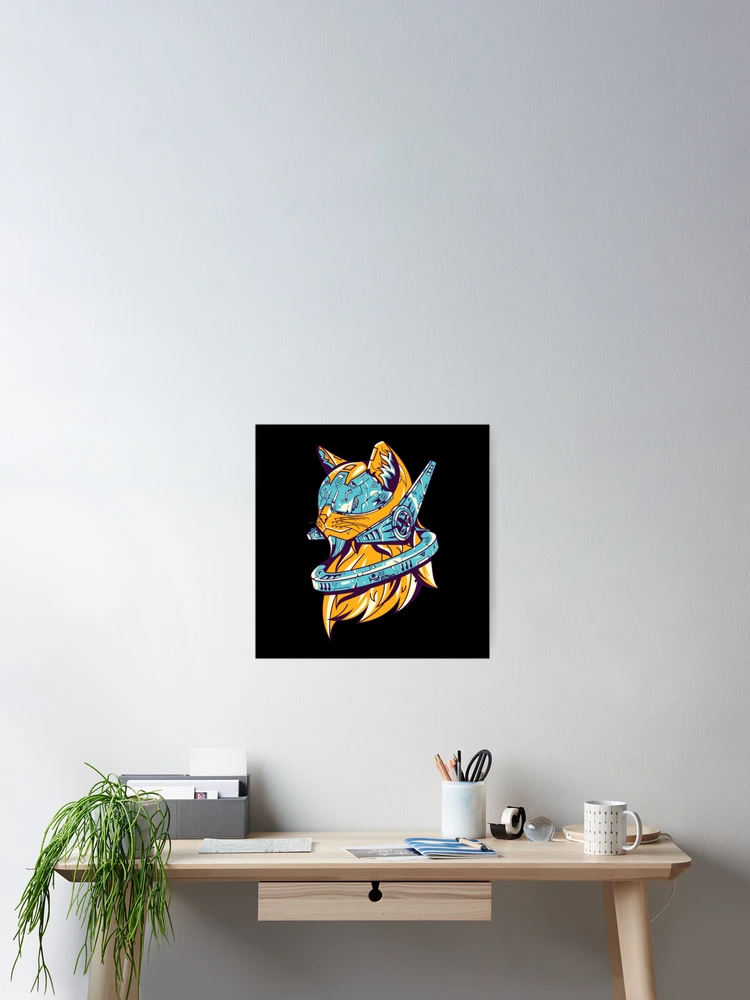 Thumbnail 2 of 3, Poster, Cyborg cat designed and sold by Rakos-Merch.