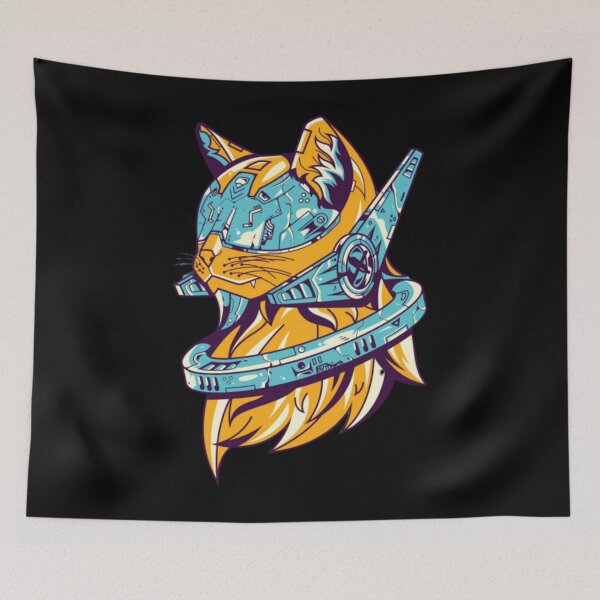 Item preview, Cyborg cat designed and sold by Rakos-Merch.