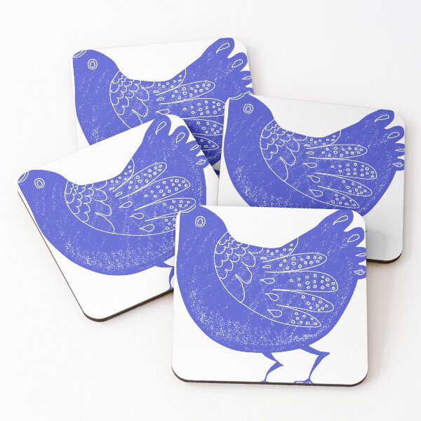 Item preview, oiseau bleu designed and sold by AWAarts.