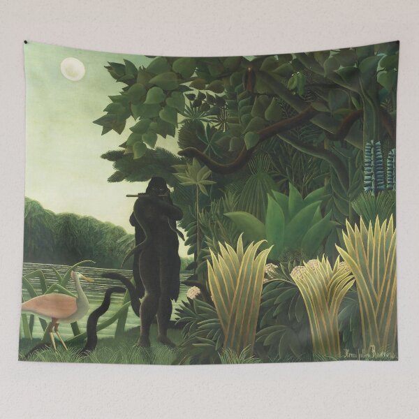 Item preview, Henri Rousseau - The Snake Charmer (1907) designed and sold by HistoryRestored.