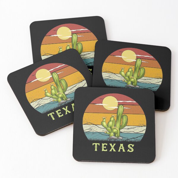 Item preview, Texas Vintage Saguaro Cactus Cactus Sunset Desert Cactaceae designed and sold by Tee Revolution.