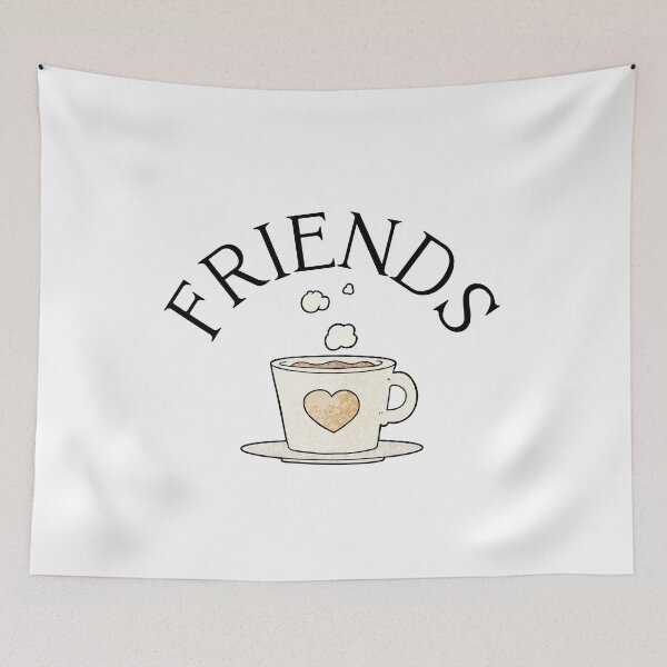 Item preview, Friends and Coffee designed and sold by FlyingTreg.