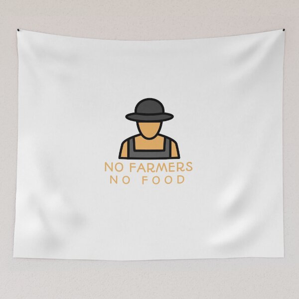 Item preview, No Farmers No Food designed and sold by PerivoliTees.