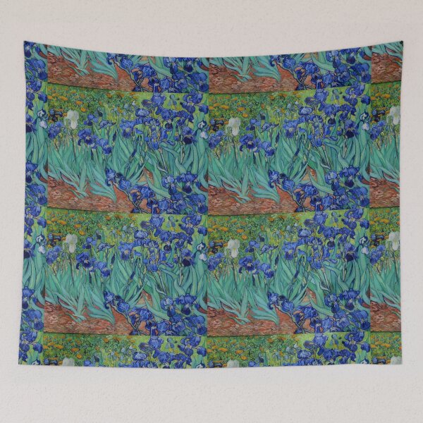 Item preview, Vincent Van Gogh Irises Vibrant Flower Fine Art designed and sold by RBEnt.