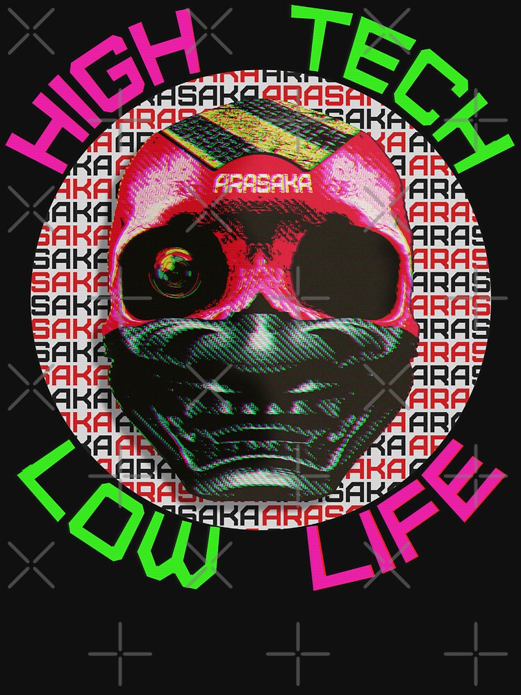 Cyberpunk Arasaka Skull - Parody advertisement by RabbitLair