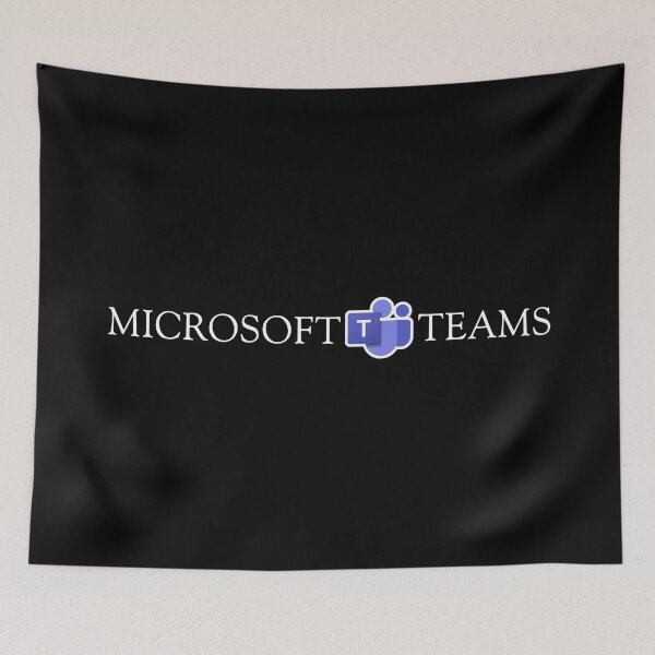 Item preview, Teams Microsoft text white logo designed and sold by wiggy38.