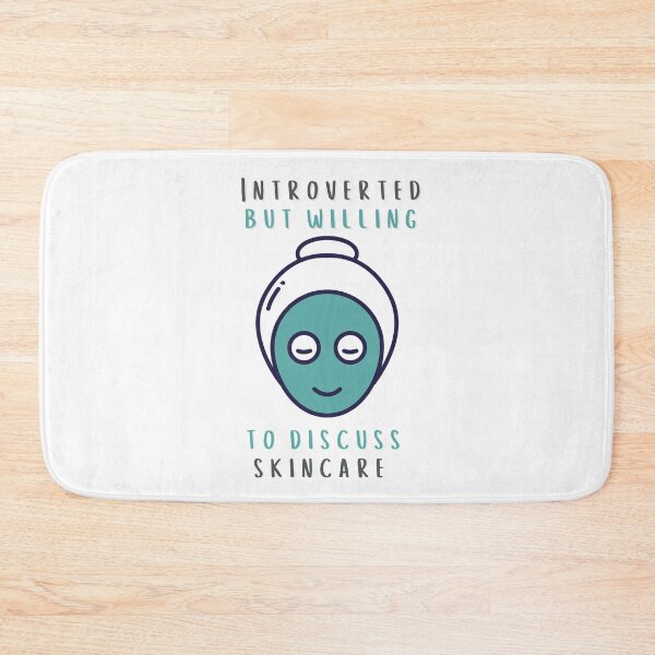 Item preview, Introverted But Willing To Discuss Skincare designed and sold by casualism.