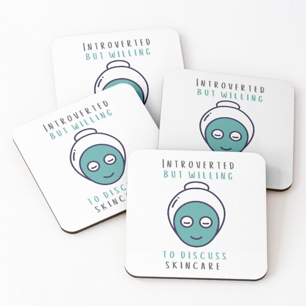 Item preview, Introverted But Willing To Discuss Skincare designed and sold by casualism.