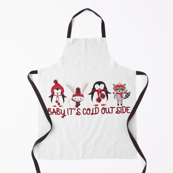 Item preview, BABY ITS COLD OUTSIDE, Cute Colorful Animals with Winter clothes designed and sold by AmazingEcraft.