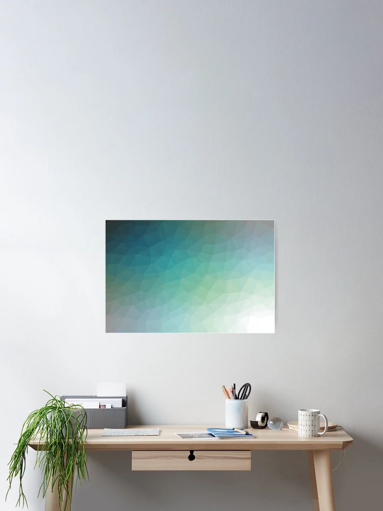 Thumbnail 2 of 3, Poster, Gradient Triangle Abstract 12 designed and sold by Inimma.