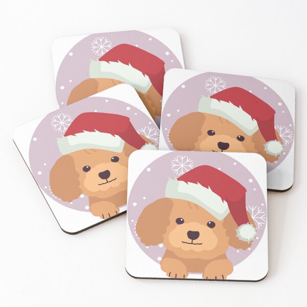 Item preview, Cute Puppy In A New Year Hat designed and sold by ShoppyYourThing.