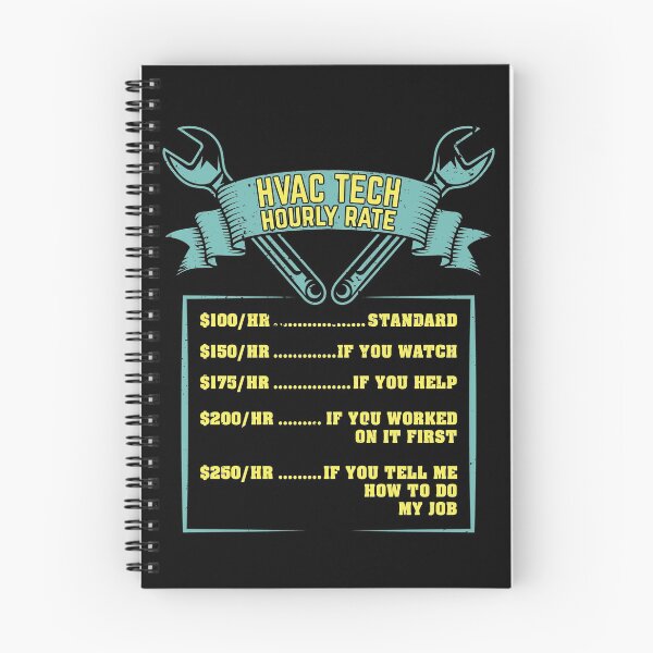 Item preview, HVAC Tech Hourly Rate designed and sold by Marcid95.