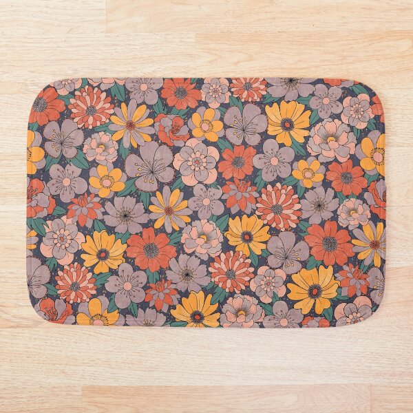 Aperçu de l'œuvre Motif de floraison rétro créée et vendue par ToiledeLina.