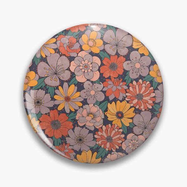 Item preview, Retro Bloom Pattern designed and sold by ToiledeLina.