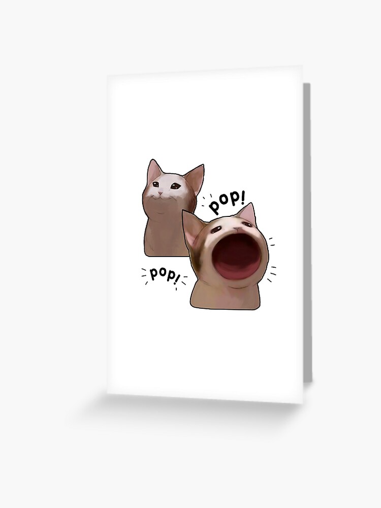 Pop Cat Meme Photographic Print for Sale by masoncarr2244