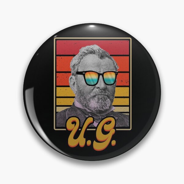 Item preview, U.G. President Ulysses S. Grant Retro Patriotic USA July 4th Gear designed and sold by DynamicDesign.