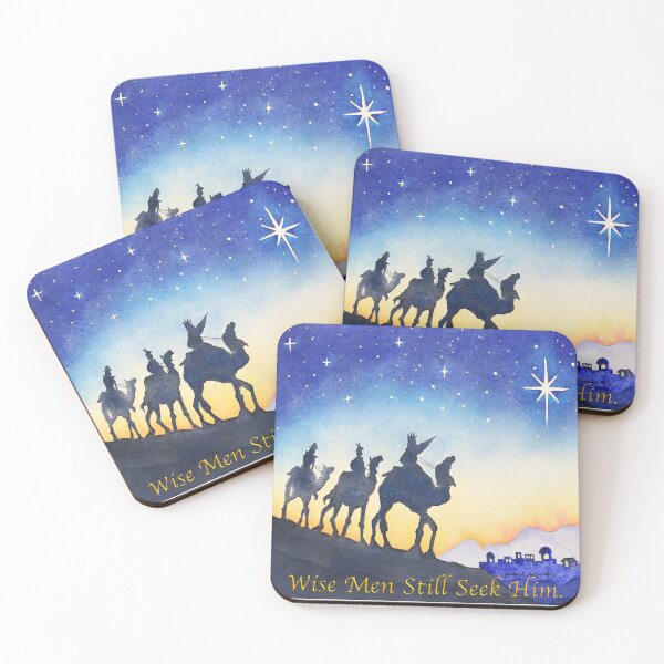 Item preview, Wise Men Still Seek Him - Christmas Star. designed and sold by Paula Millhouse Fine Art.