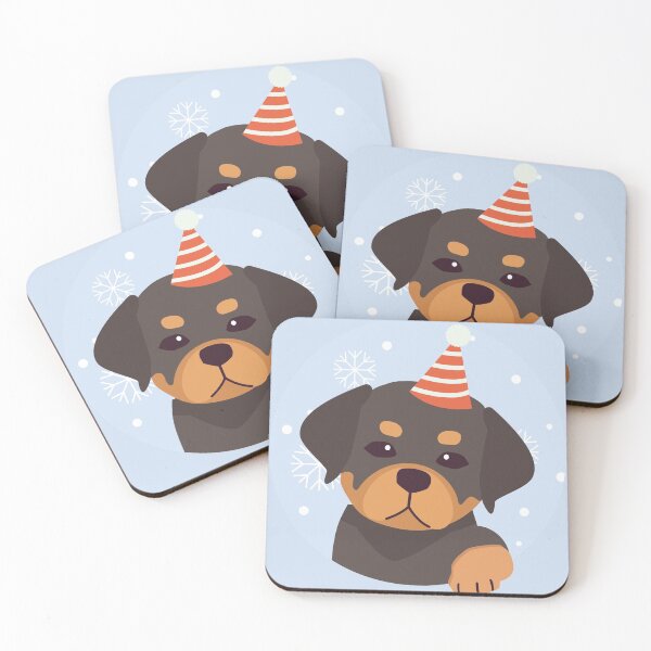 Item preview, Cute Puppy In christmas Hat designed and sold by ShoppyYourThing.