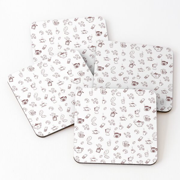 Item preview, Coffee pattern designed and sold by Mandala & More.