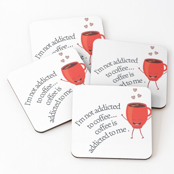 Item preview, Cute Coffee Addict designed and sold by SaltofEarthArt.
