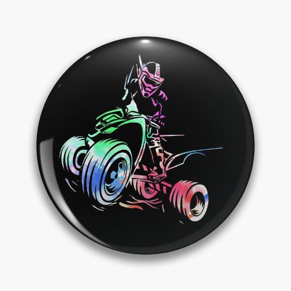 Item preview, Quad Biker Watercolor 4 Wheeler Mudding Offroad Quad Racing Gear designed and sold by DynamicDesign.
