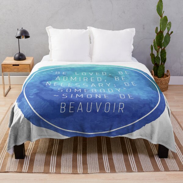 Item preview, "Be loved, be admired, be necessary; be somebody" | Quote by Simone De Beauvoir designed and sold by cattiktoks1718.