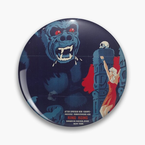 Item preview, Vintage Danish King Kong Movie Poster designed and sold by kingroy.