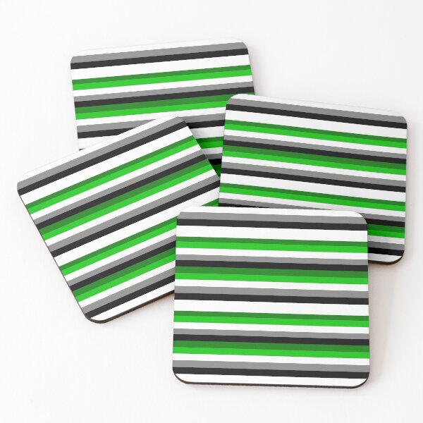 Item preview, Stripes Pattern || LGBTQ+ (Aromanticism) designed and sold by Moka898.