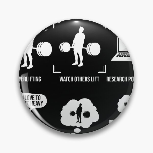 Item preview, Cosas que hago en mi tiempo libre Powerlifting, Powerlifter designed and sold by TheReallyNiceStuff.