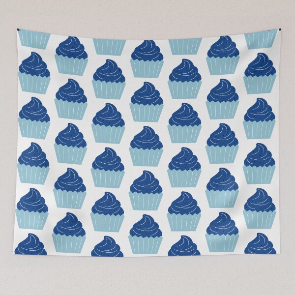 Item preview, Cute Blue Cupcake with Sprinkles designed and sold by Wanderior.