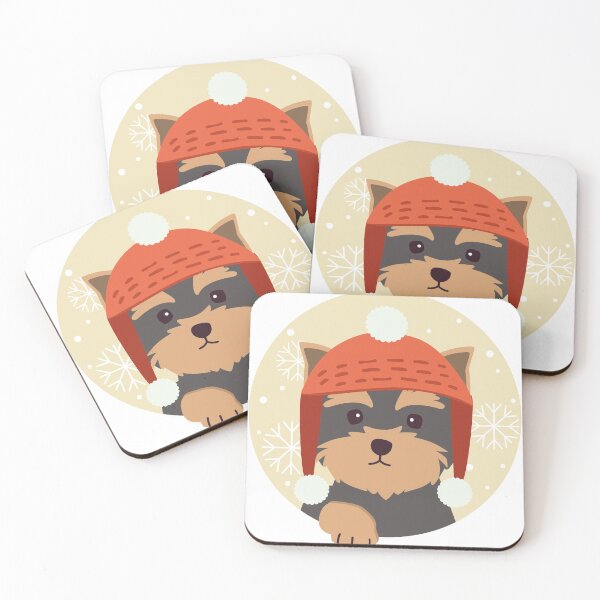 Item preview, Cute Puppy In A New Year Hat designed and sold by ShoppyYourThing.