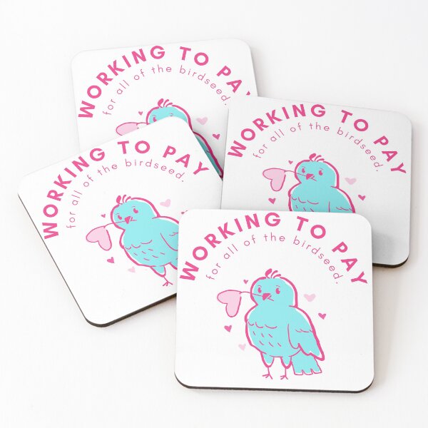 Item preview, Working to pay for all of the birdseed. designed and sold by TheWaterBirds.