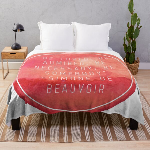 Item preview, "Be loved, be admired, be necessary; be somebody" | Quote by Simone De Beauvoir designed and sold by cattiktoks1718.
