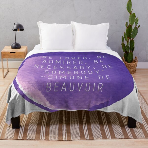 Item preview, "Be loved, be admired, be necessary; be somebody" | Quote by Simone De Beauvoir designed and sold by cattiktoks1718.