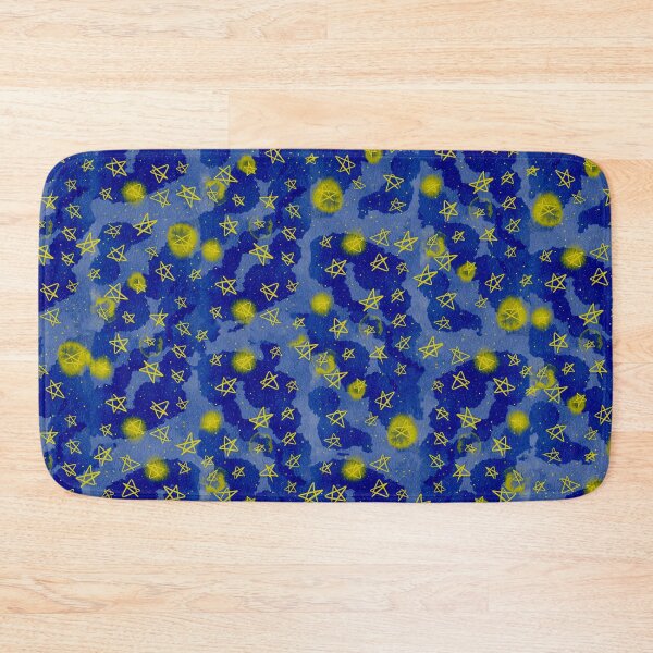 Item preview, Starry starry night cute watercolor doodle designed and sold by Aura-E.
