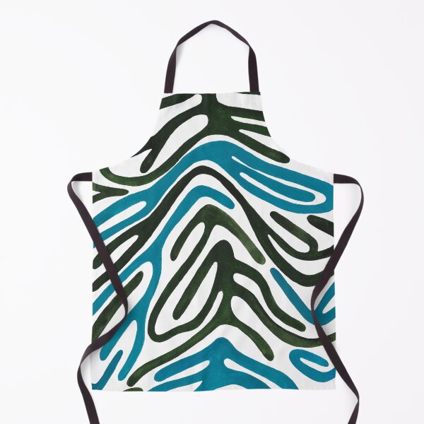 Item preview, Zebra Print - Blue and Forest Green designed and sold by ToiledeLina.