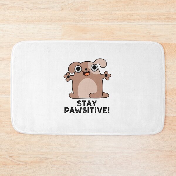 Item preview, Stay Pawsitive Positive Dog Puns  designed and sold by punnybone.