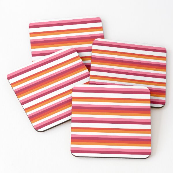 Item preview, Stripes Pattern || LGBTQ+ (Lesbian) designed and sold by Moka898.