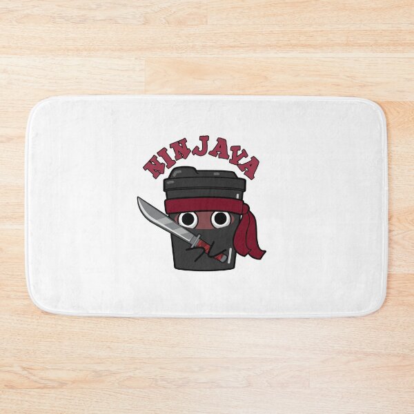 Item preview, Ninjava Ninja Java Funny Coffee Puns  designed and sold by punnybone.