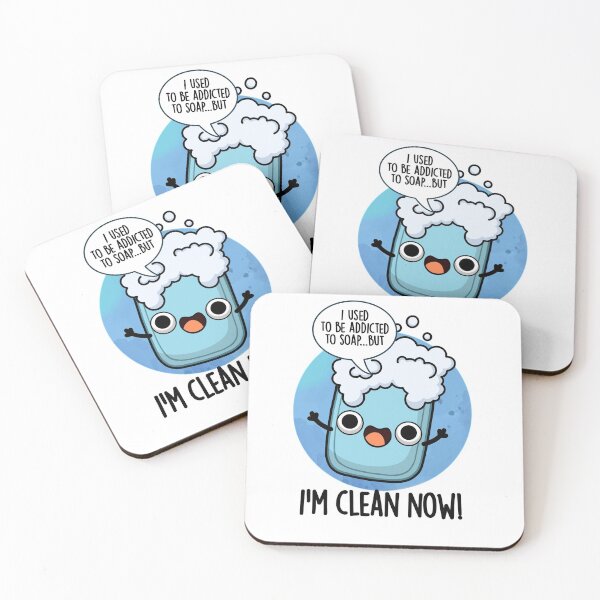 Item preview, I'm Clean Now Funny Addicted To Soap Puns  designed and sold by punnybone.