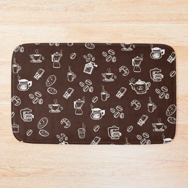 Item preview, Coffee pattern designed and sold by Mandala & More.