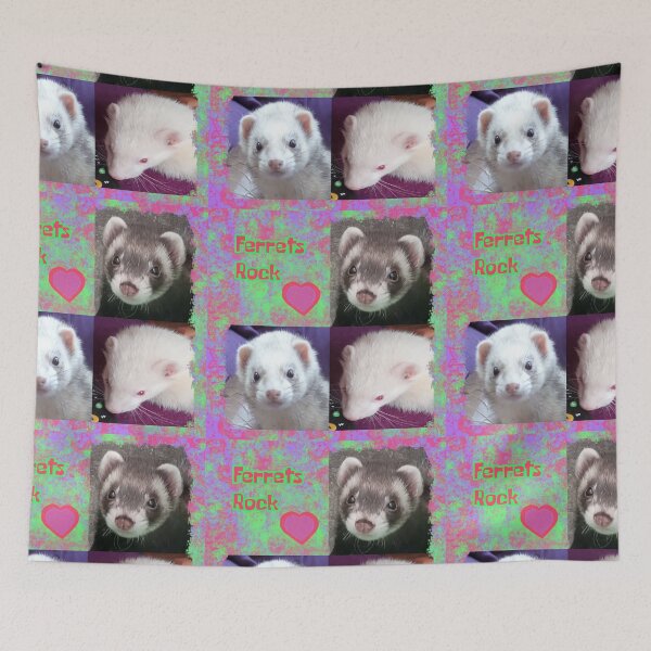 Item preview, Ferrets Rock photo message designed and sold by FerretSteph.