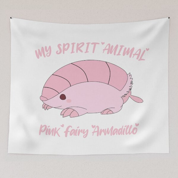 Item preview, pink fariy armadillo designed and sold by ariaarti.