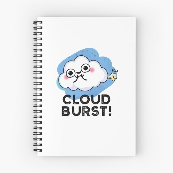 Item preview, Cloud Burst Fart Funny Cloud Puns  designed and sold by punnybone.