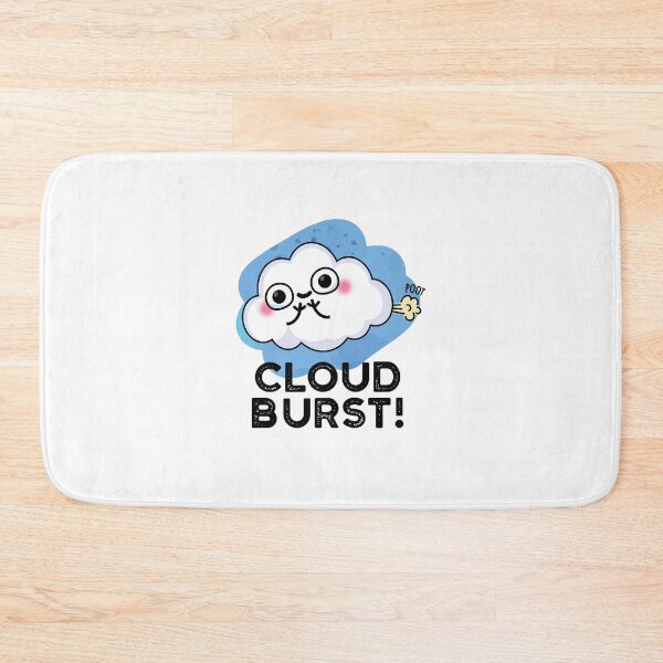 Item preview, Cloud Burst Fart Funny Cloud Puns  designed and sold by punnybone.