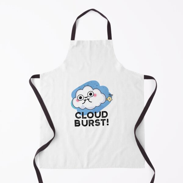 Item preview, Cloud Burst Fart Funny Cloud Puns  designed and sold by punnybone.