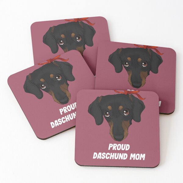 Item preview, Daschund Cute Ribbon gift dog designed and sold by Petcetera.